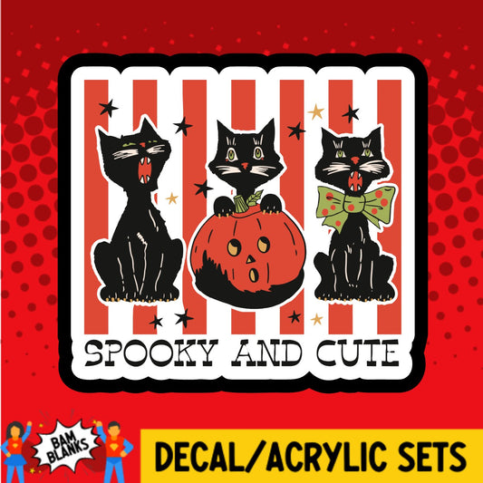 Spooky and Cute - DECAL AND ACRYLIC SHAPE #DA02325