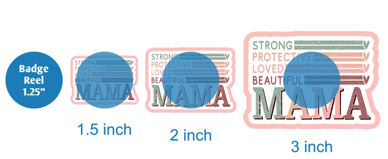 Strong Protective Loved Beautiful Mama - DECAL AND ACRYLIC SHAPE #DA02660