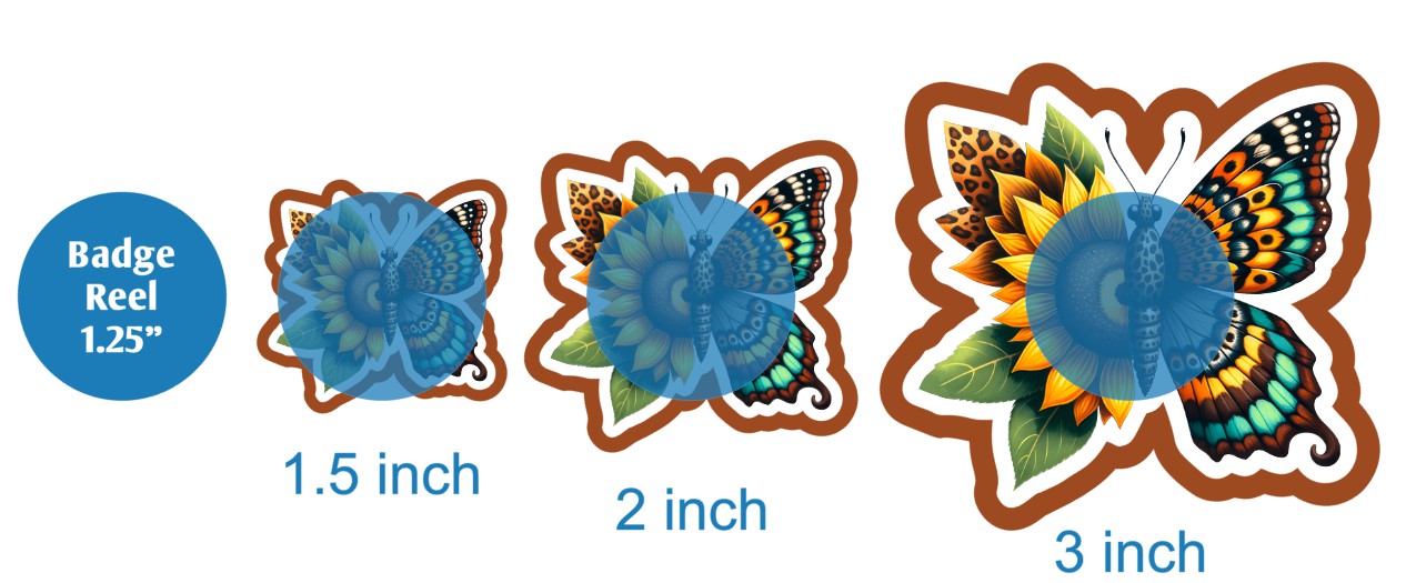 Sunflower Butterfly - DECAL AND ACRYLIC SHAPE #DA02883