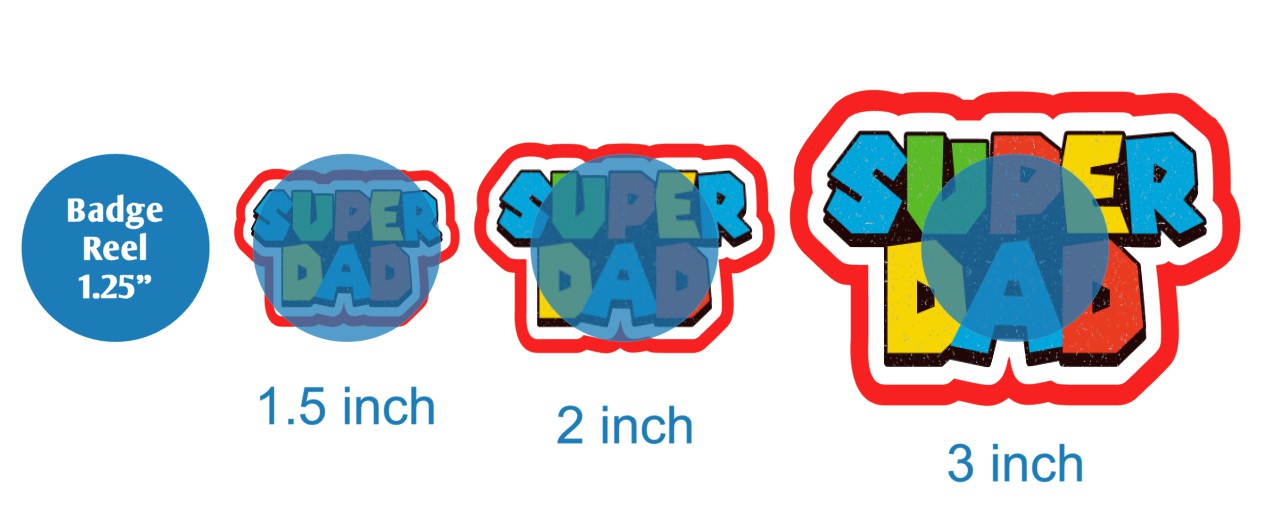 Super Dad - DECAL AND ACRYLIC SHAPE #DA02668