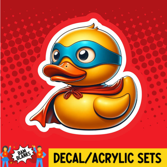 Super Duck - DECAL AND ACRYLIC SHAPE #DA02739