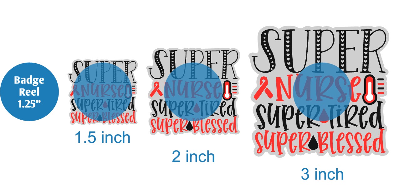 Super Tired Super Nurse - Acrylic Shape #240