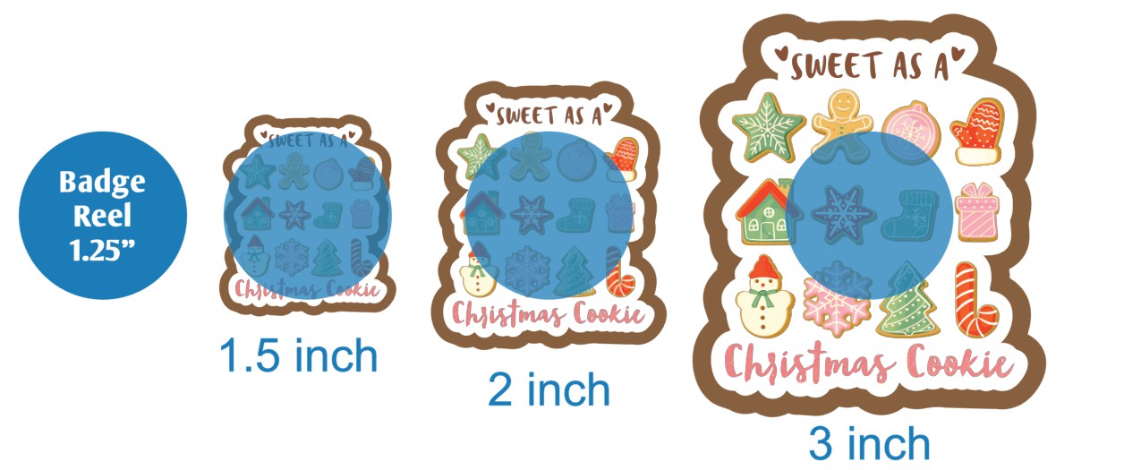 Sweet As A Christmas Cookie - DECAL AND ACRYLIC SHAPE #DA03499