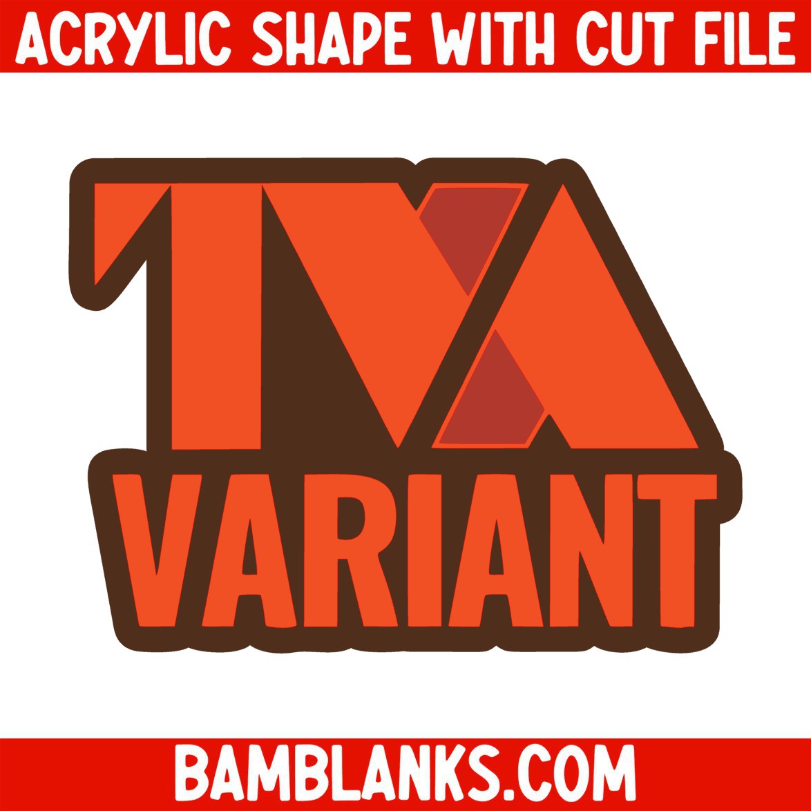 Tva Patterns TVA Variant - Acrylic Shape #1582 – BAM Blanks and More