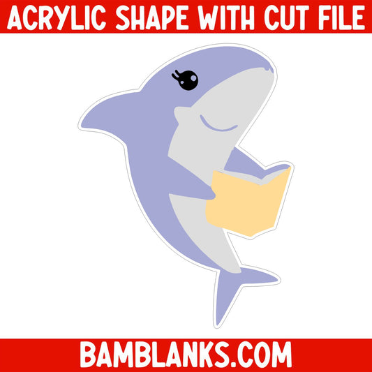 Teacher Shark - Acrylic Shape #1749