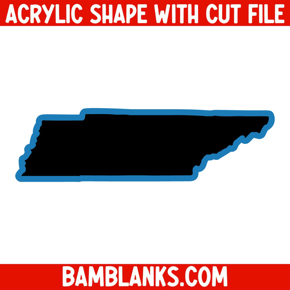 Tennessee - Acrylic Shape #1806