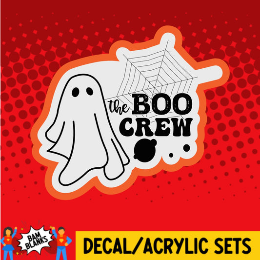 The Boo Crew Spider Web - DECAL AND ACRYLIC SHAPE #DA03170