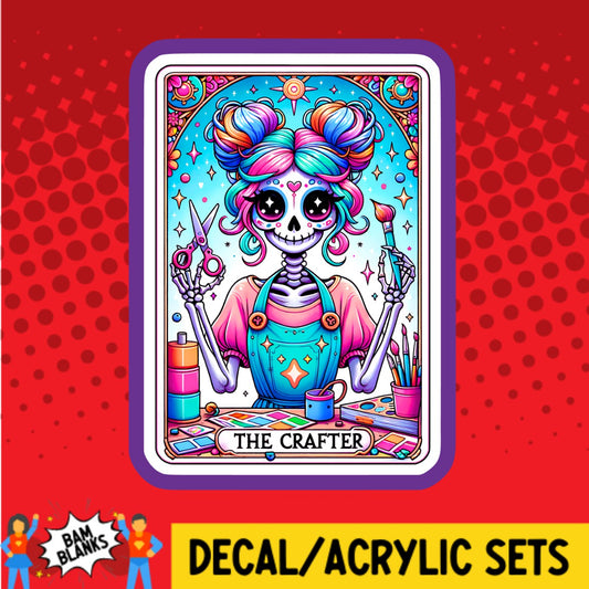 The Crafter Tarot Card - DECAL AND ACRYLIC SHAPE #DA02673