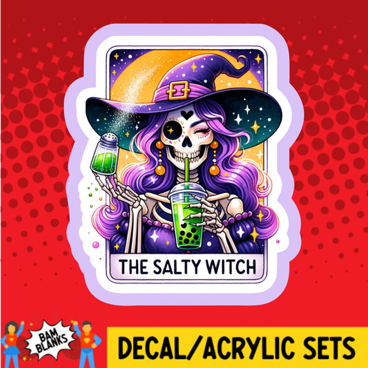 The Salty Witch Tarot Card - DECAL AND ACRYLIC SHAPE #DA02838