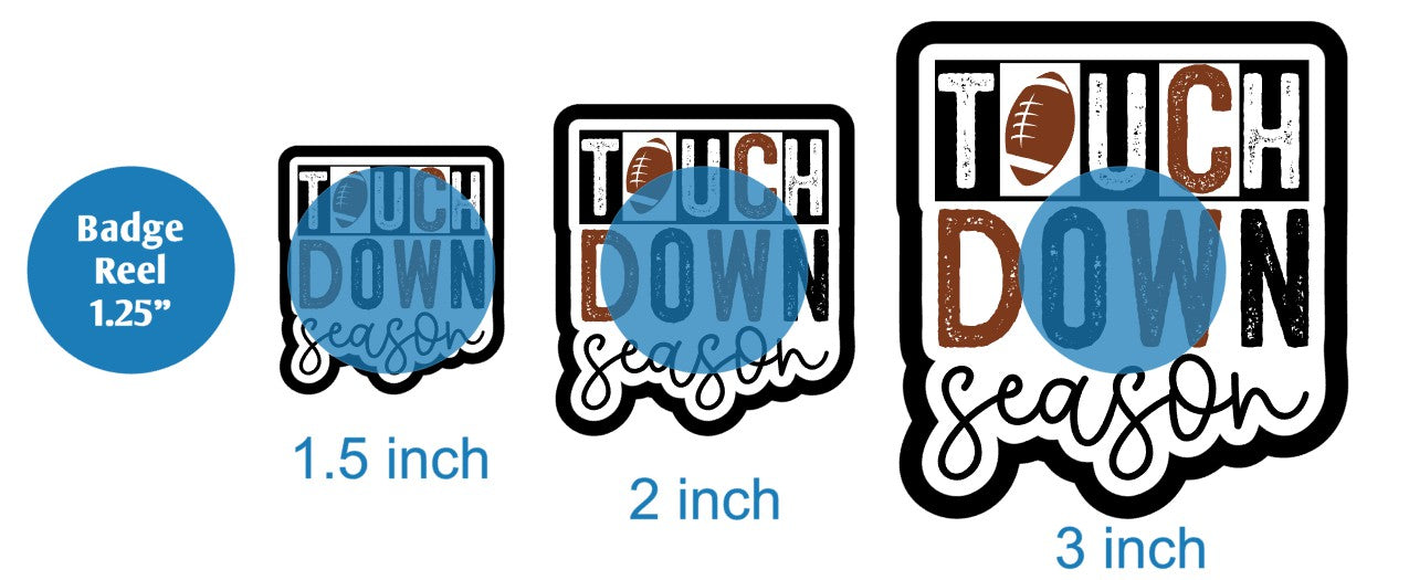 Touchdown Season - DECAL AND ACRYLIC SHAPE #DA03337