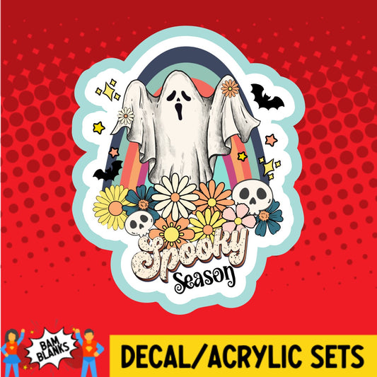 Vintage Spooky Season - DECAL AND ACRYLIC SHAPE #DA02296