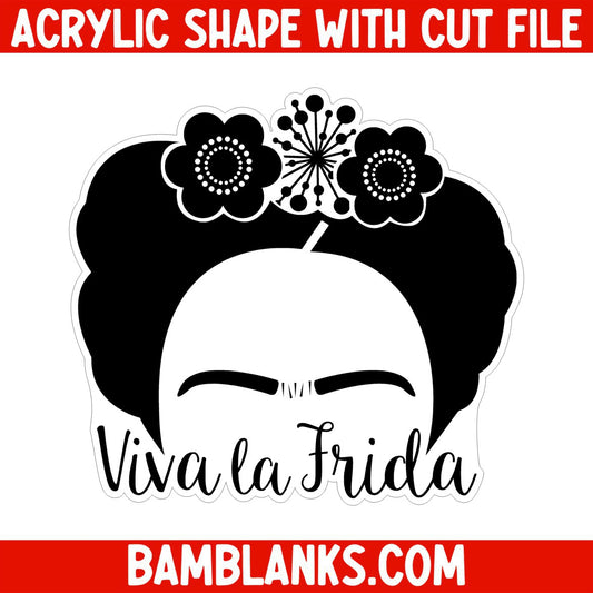 Viva La Frida - Acrylic Shape #506