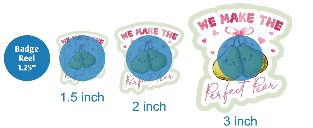 We Make The Perfect Pear - DECAL AND ACRYLIC SHAPE #DA03553