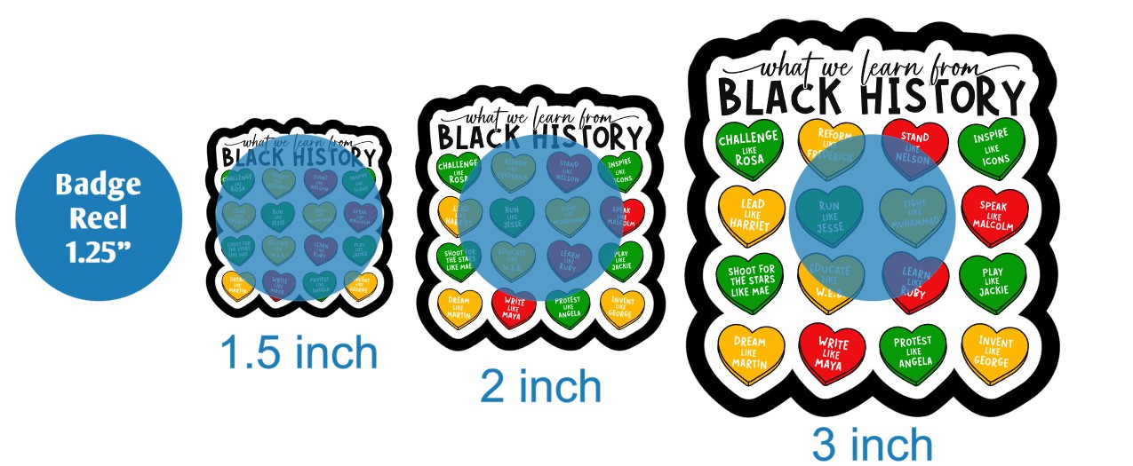 What We Learn From Black History - DECAL AND ACRYLIC SHAPE #DA03572