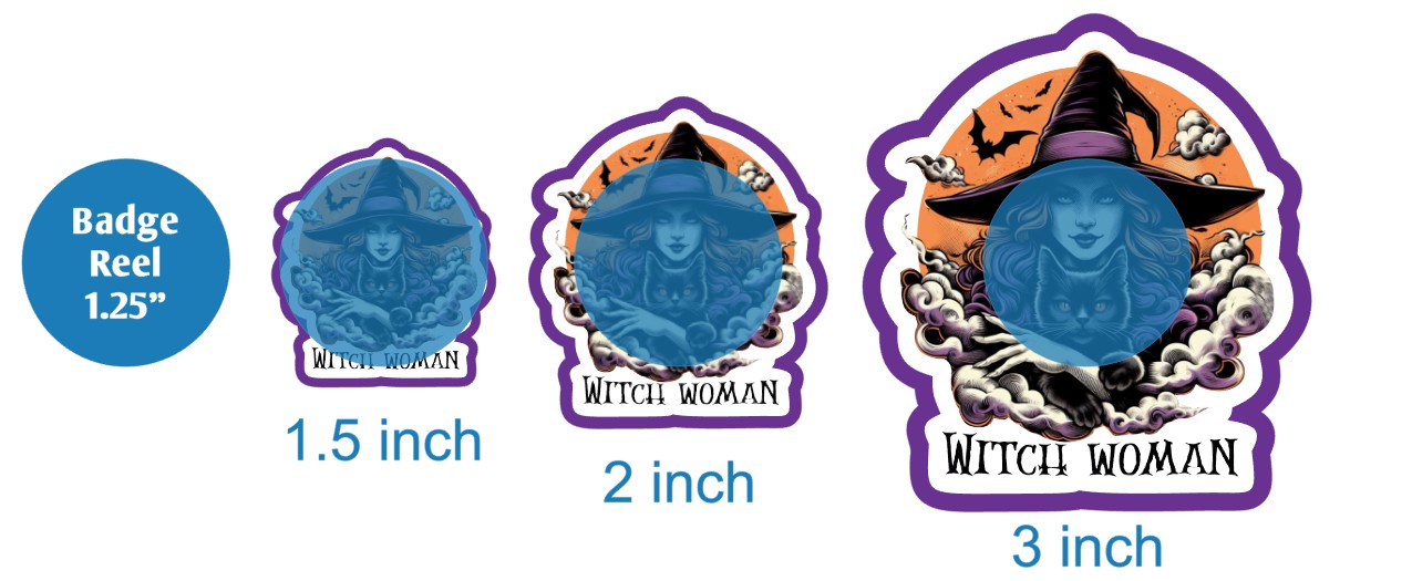 Witch Woman - DECAL AND ACRYLIC SHAPE #DA03032