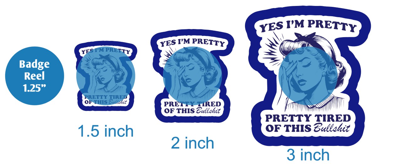 Yes Im Pretty - DECAL AND ACRYLIC SHAPE #DA02278