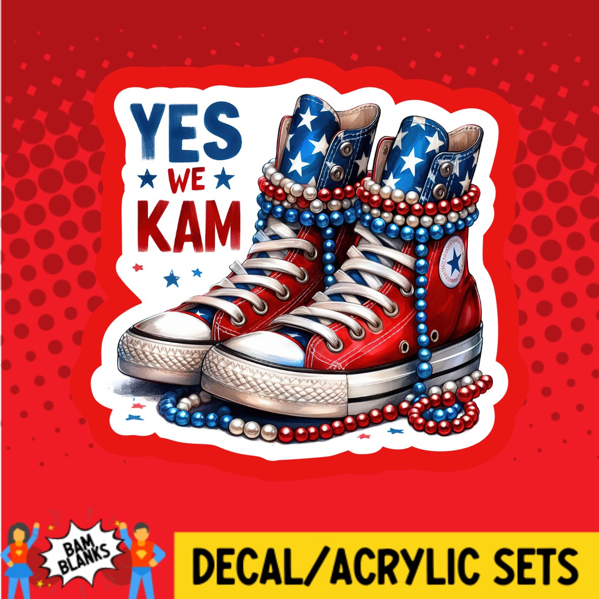 Yes We Kam - DECAL AND ACRYLIC SHAPE #DA03270