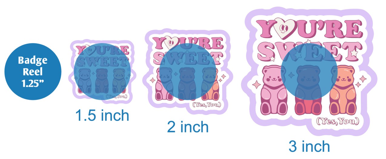 Youre Sweet Yes You - DECAL AND ACRYLIC SHAPE #DA03555