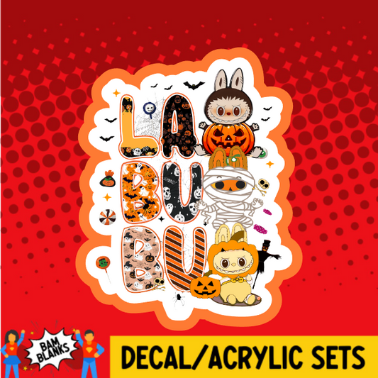 Halloween Monster 3 - DECAL AND ACRYLIC SHAPE #DA03792