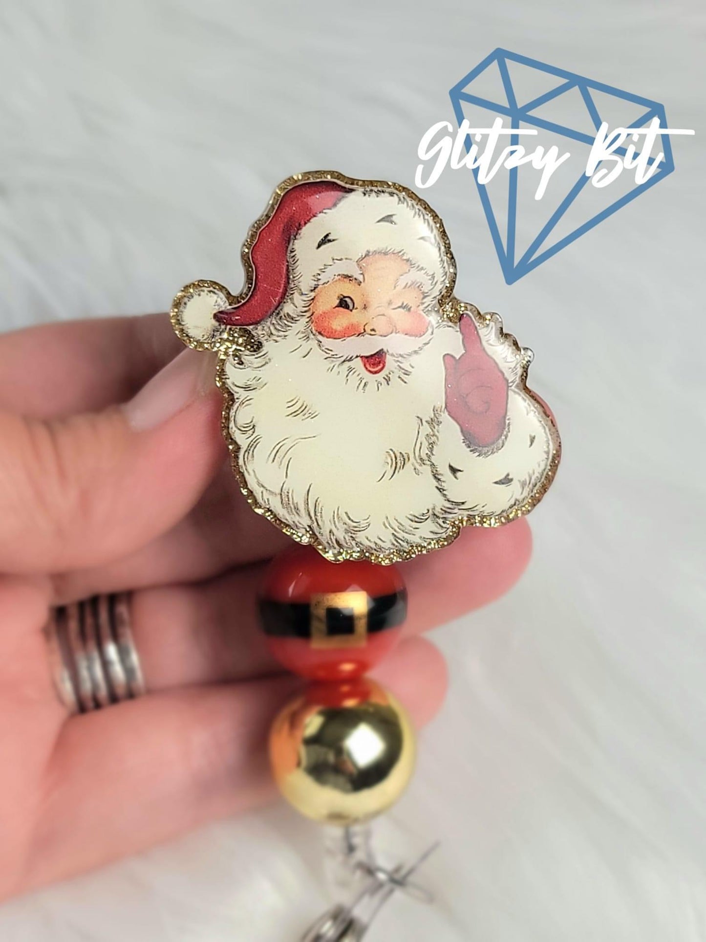 Vintage Santa - DECAL AND ACRYLIC SHAPE #DA0441