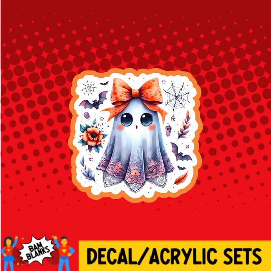Lacey Ghost - DECAL AND ACRYLIC SHAPE #DA03737
