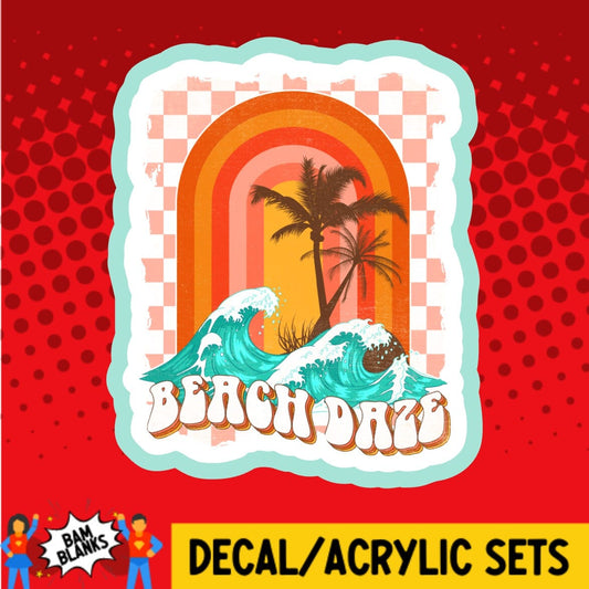 Beach Daze - DECAL AND ACRYLIC SHAPE #DA02089