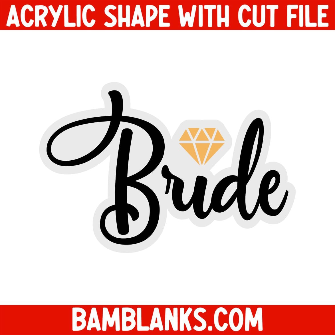 Bride - Acrylic Shape #420