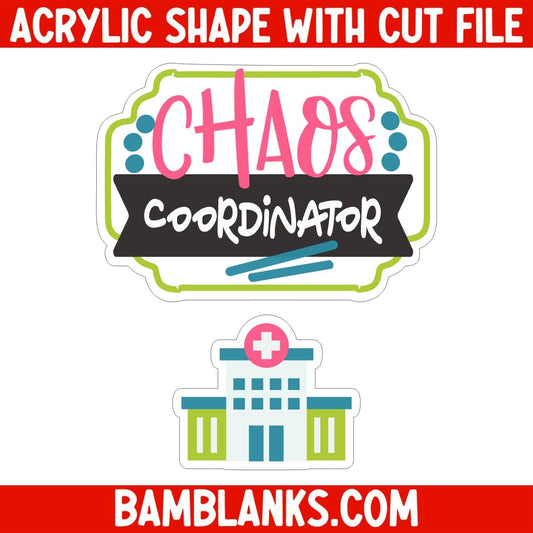 Chaos Coordinator - Acrylic Shape #081
