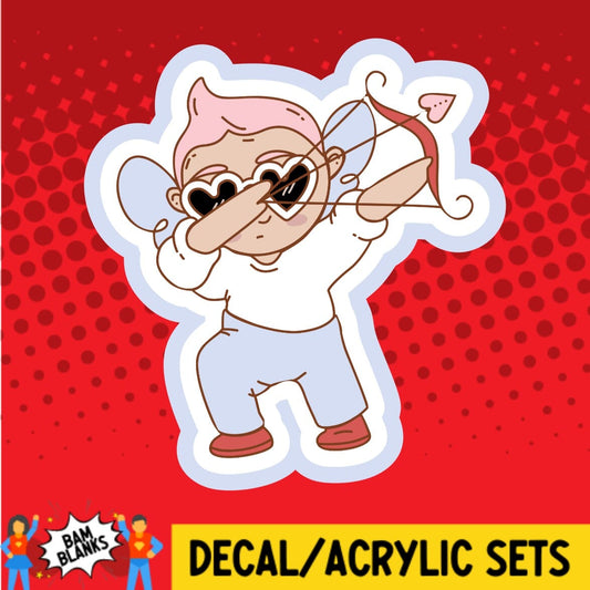 Cool Cupid - DECAL AND ACRYLIC SHAPE #DA01666