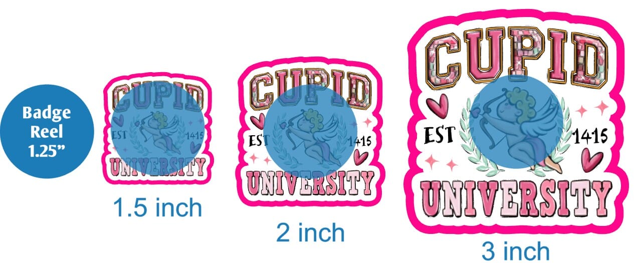 Cupid University - DECAL AND ACRYLIC SHAPE #DA01870