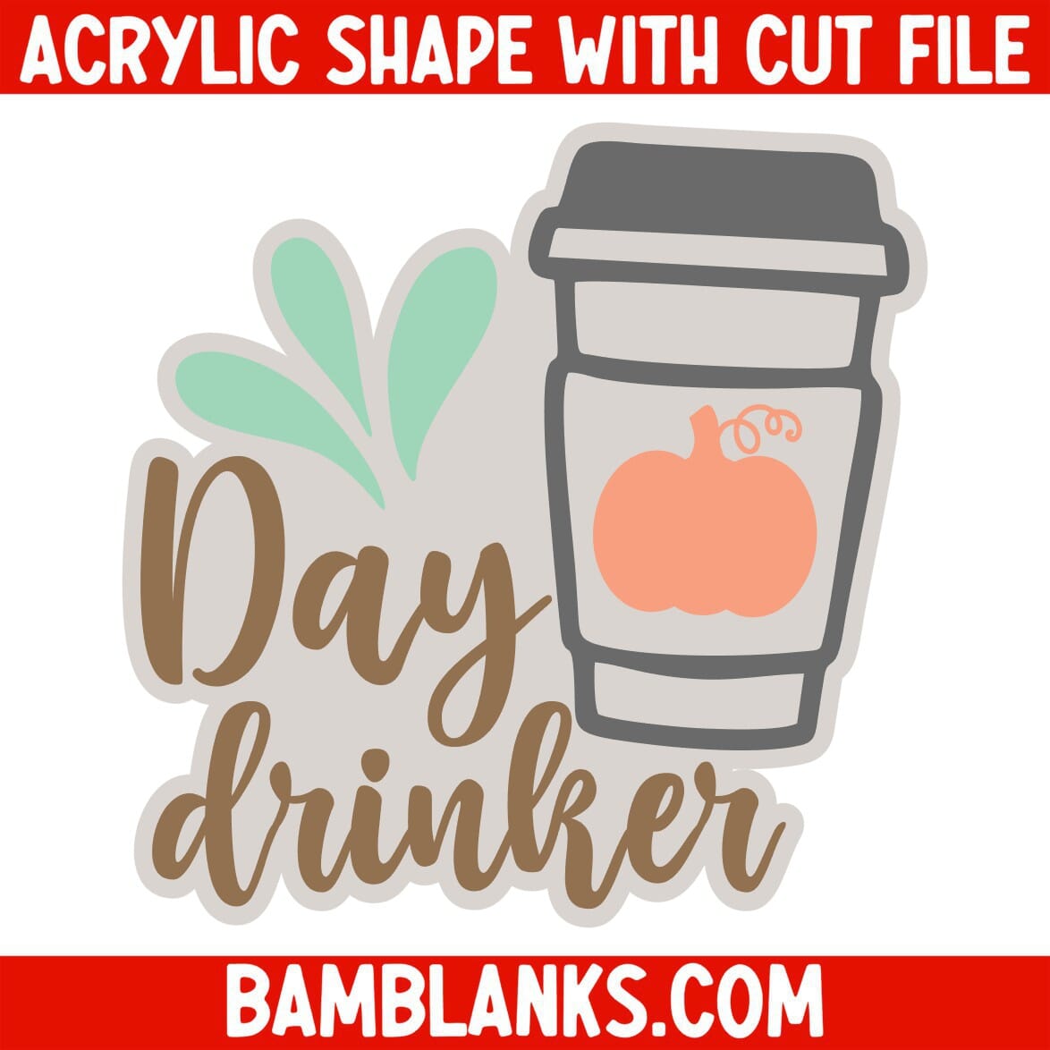 Day Drinker - Acrylic Shape #1608