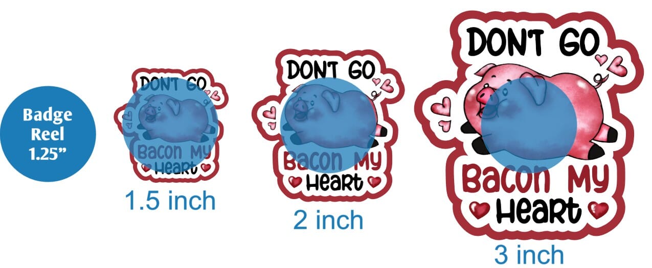 Dont Go Bacon My Heart 2 - DECAL AND ACRYLIC SHAPE #DA01706