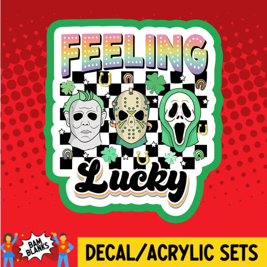 Feeling Lucky Horror - DECAL AND ACRYLIC SHAPE #DA01927