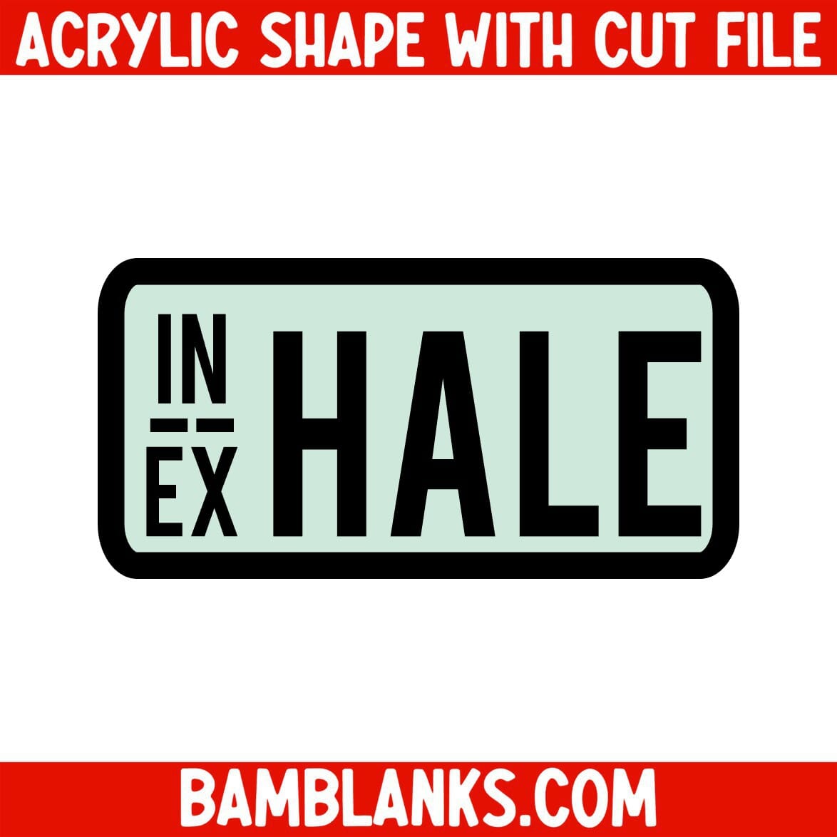 In Hale Ex Hale - Acrylic Shape #151