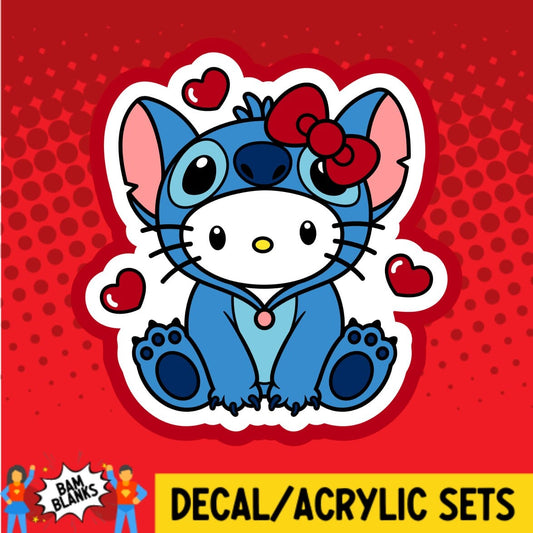 Kitty 626 - DECAL AND ACRYLIC SHAPE #DA01918