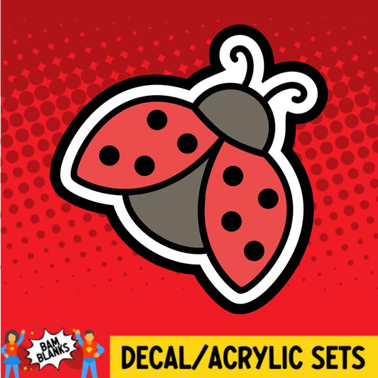 Ladybug 2 - DECAL AND ACRYLIC SHAPE #DA01988