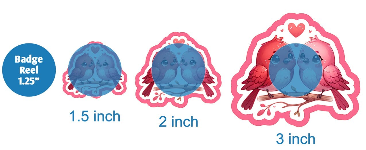 Love Birds - DECAL AND ACRYLIC SHAPE #DA01777