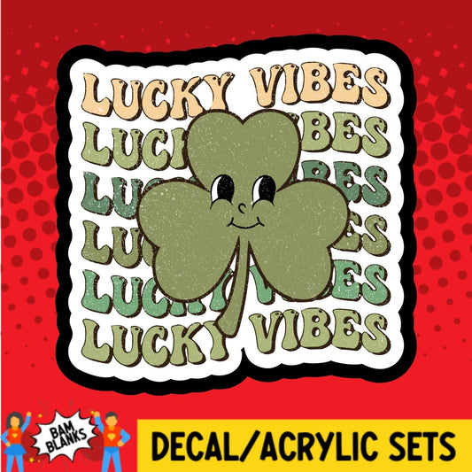 Lucky Vibes 2 - DECAL AND ACRYLIC SHAPE #DA01719