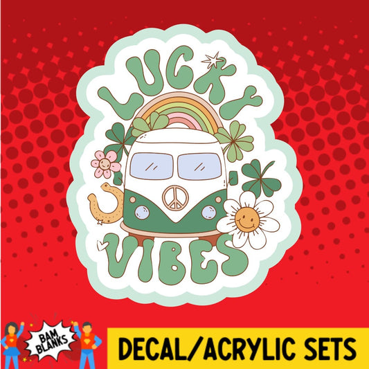 Lucky Vibes - DECAL AND ACRYLIC SHAPE #DA01662