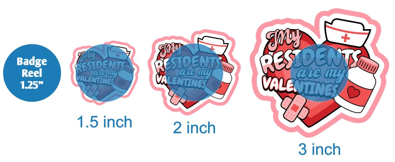 My Residents Are My Valentines - DECAL AND ACRYLIC SHAPE #DA01704