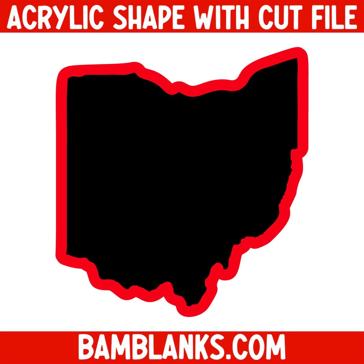 Ohio - Acrylic Shape #1798