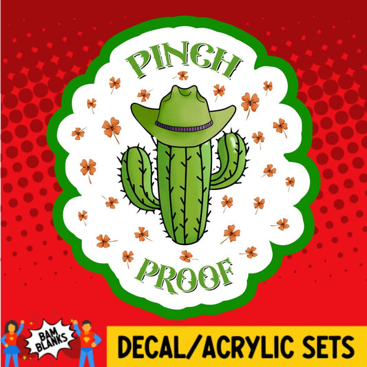 Pinch Proof Cactus - DECAL AND ACRYLIC SHAPE #DA01687