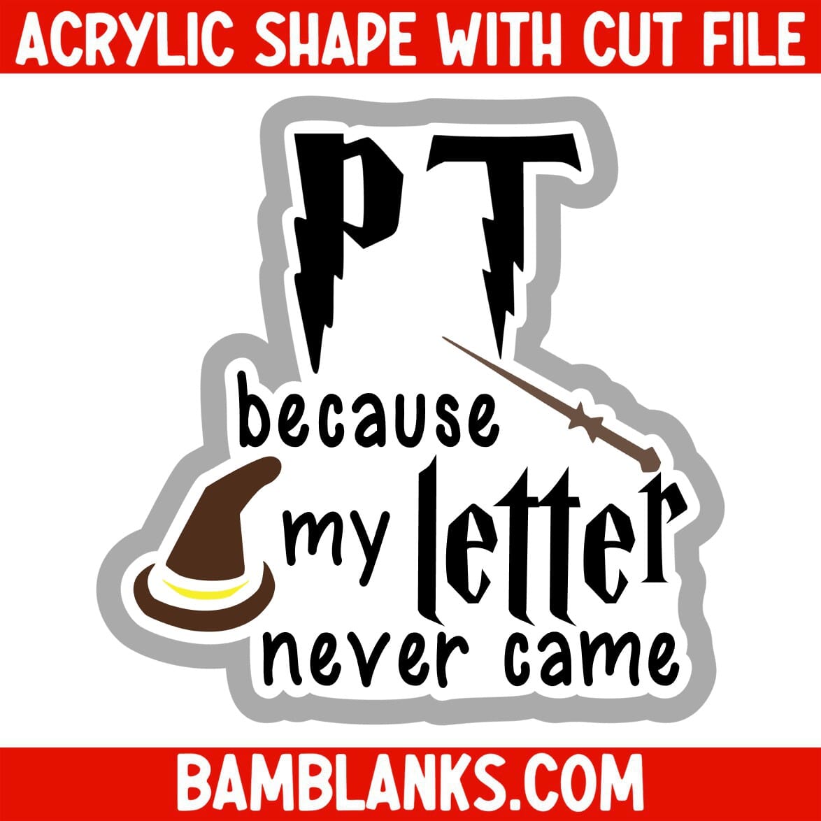 PT Because My Letter Never Came - Acrylic Shape #2492