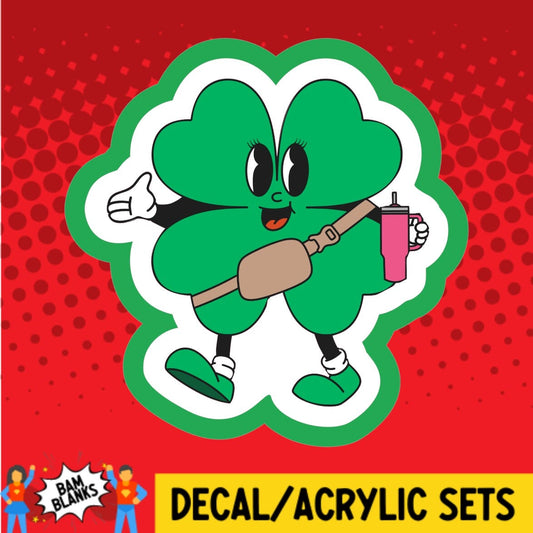 Shamrock Bougie - DECAL AND ACRYLIC SHAPE #DA01790