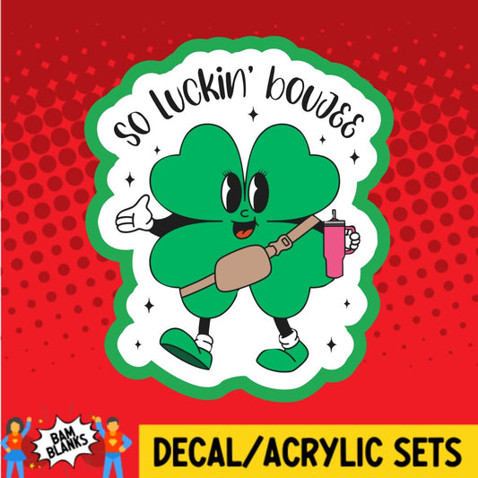 So Luckin Bougie - DECAL AND ACRYLIC SHAPE #DA01789