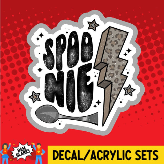 Spoonie Bolt - DECAL AND ACRYLIC SHAPE #DA02105