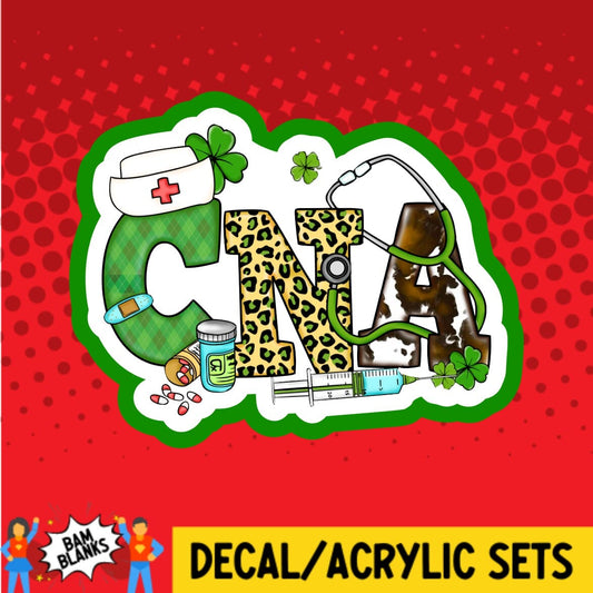 St Patrick CNA - DECAL AND ACRYLIC SHAPE #DA01700