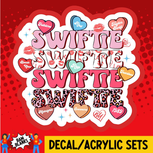 Swiftie Valentine - DECAL AND ACRYLIC SHAPE #DA01815