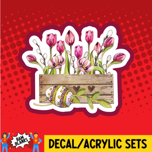 Tulip Crate - DECAL AND ACRYLIC SHAPE #DA01645