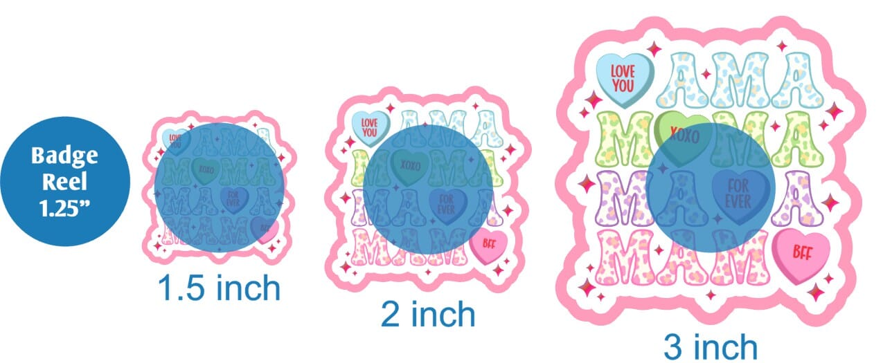 Valentine Mama - DECAL AND ACRYLIC SHAPE #DA01830